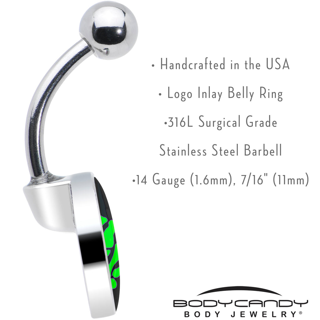 BodyCandy Shaka Hand Belly Ring by Onyx O — in-use photo