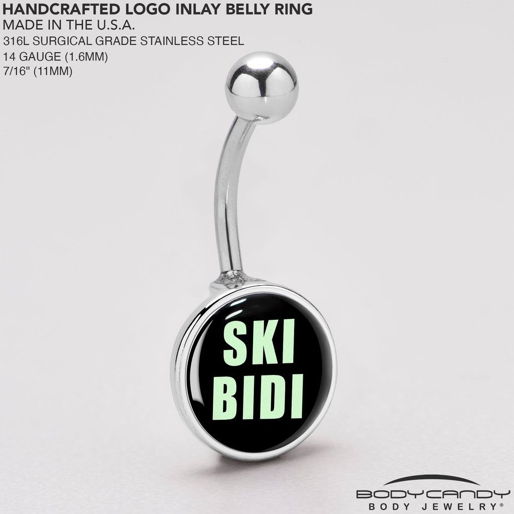 BodyCandy SKIBIDI Belly Ring by Onyx O — back view