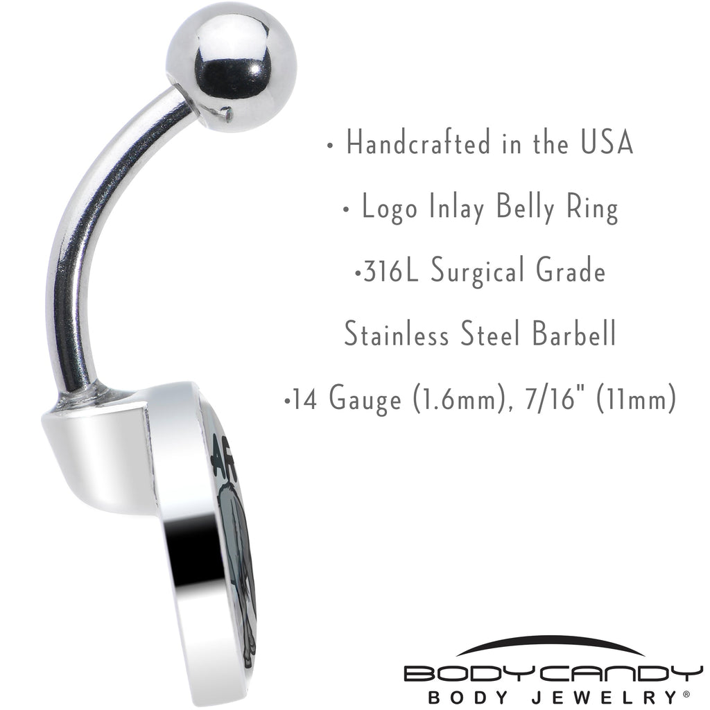 BodyCandy Donkey Smart Ass Belly Ring by Onyx O — in-use photo