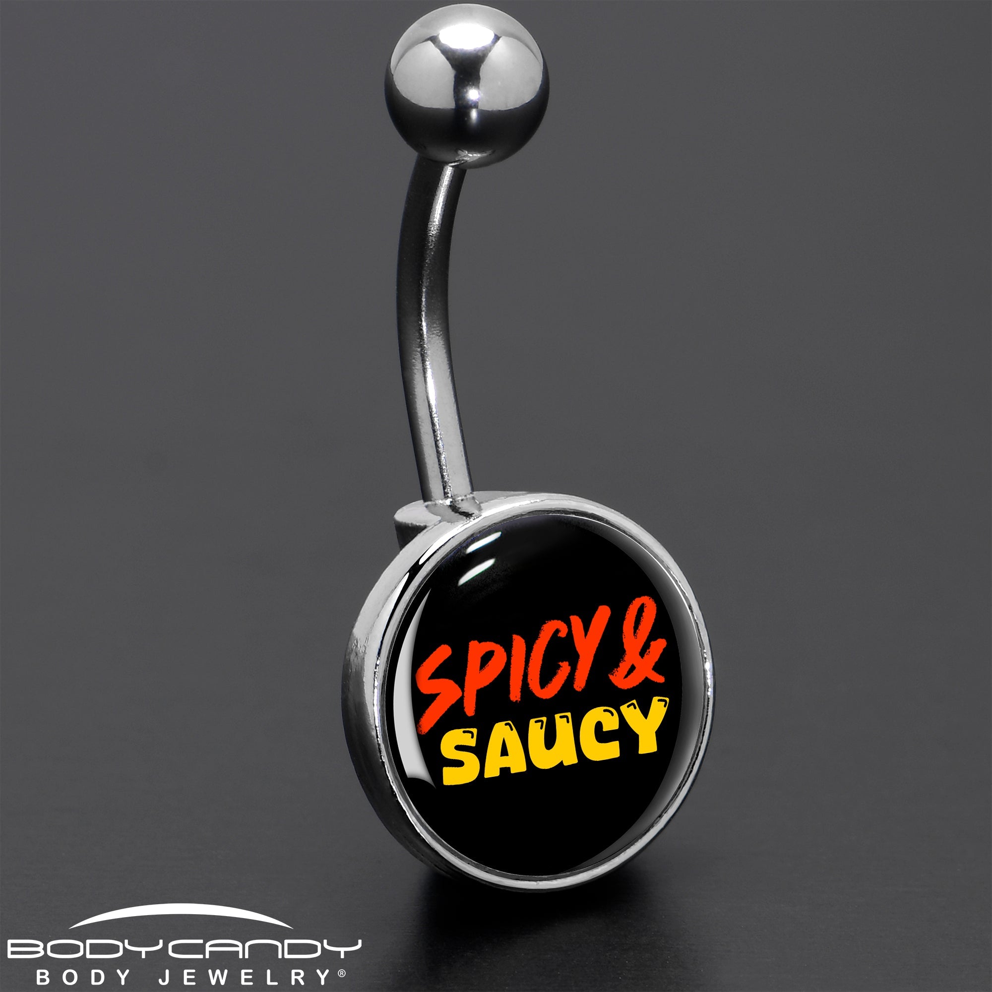 BodyCandy Spicy and Saucy Belly Ring by Onyx O — size reference