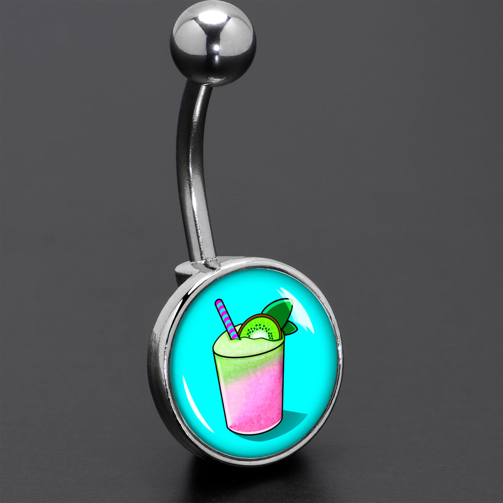 BodyCandy Summer Drink Belly Ring by Onyx O — size reference
