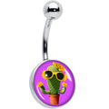 BodyCandy Sunflower Cactus Belly Ring by Onyx O — main product shot