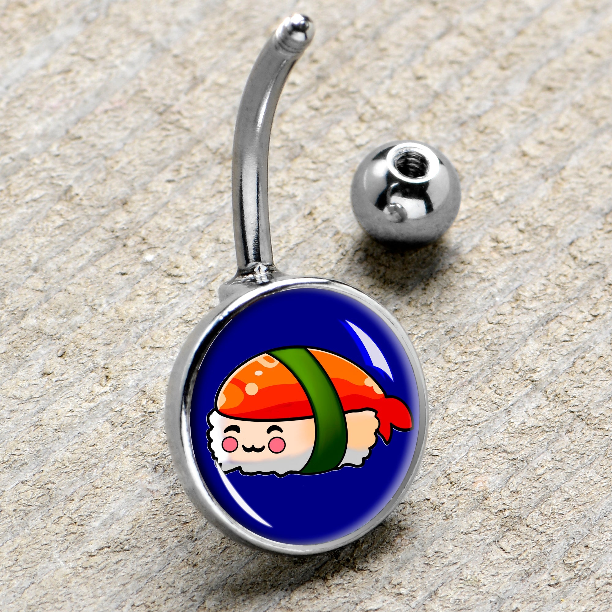 BodyCandy Sushi Belly Ring by Onyx O — side view
