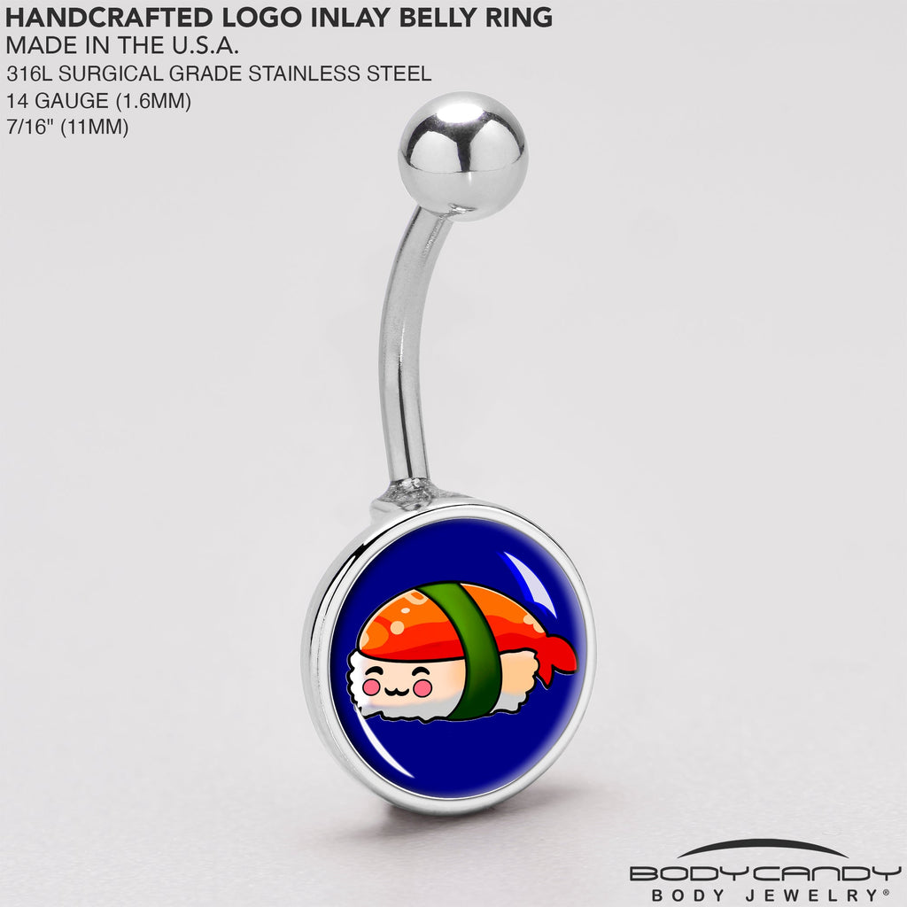 BodyCandy Sushi Belly Ring by Onyx O — back view