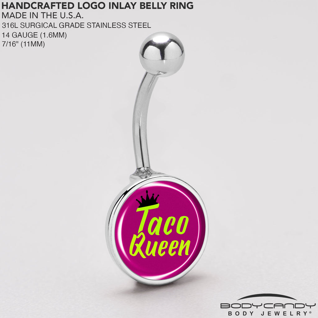 BodyCandy Taco Queen Belly Ring by Onyx O — back view