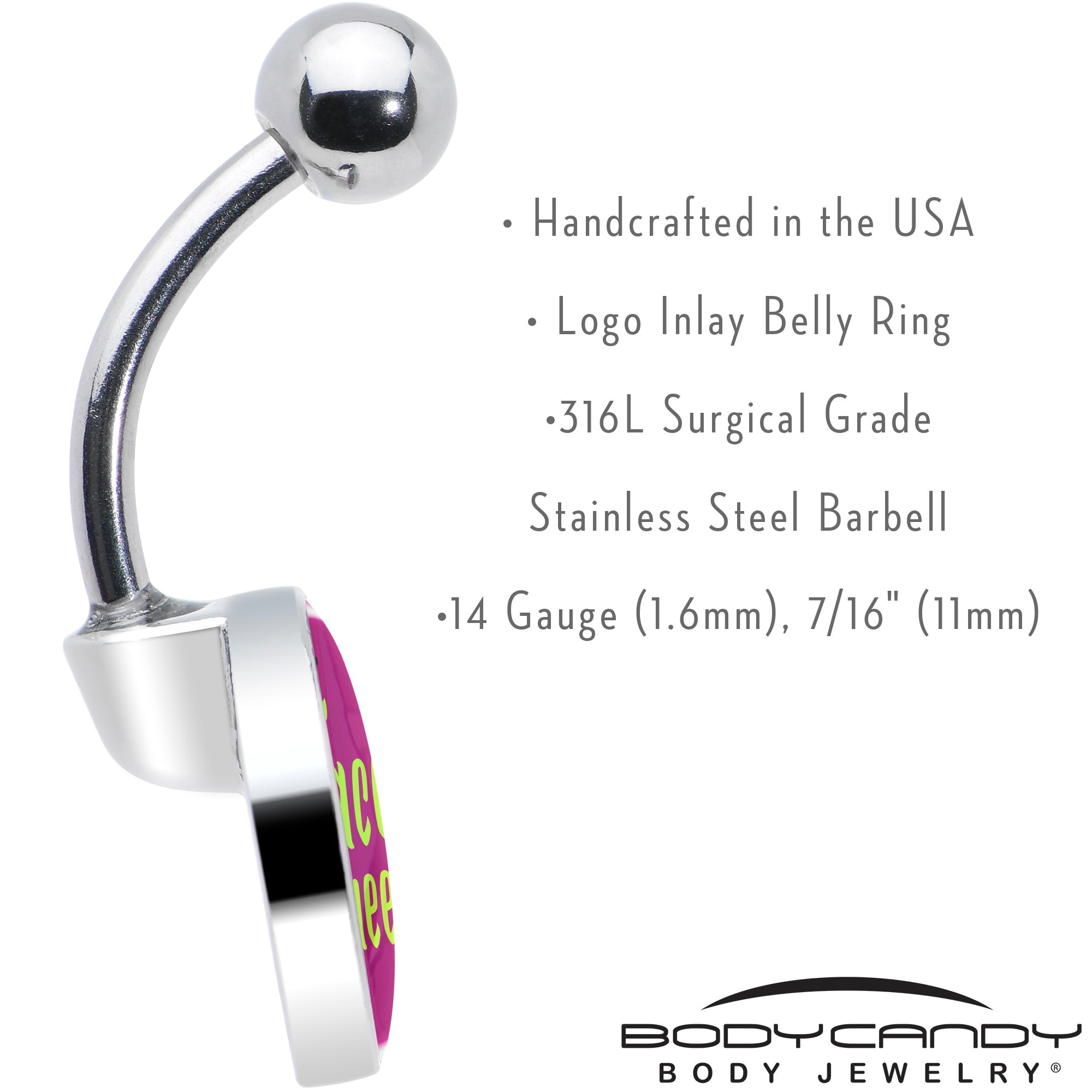 BodyCandy Taco Queen Belly Ring by Onyx O — in-use photo
