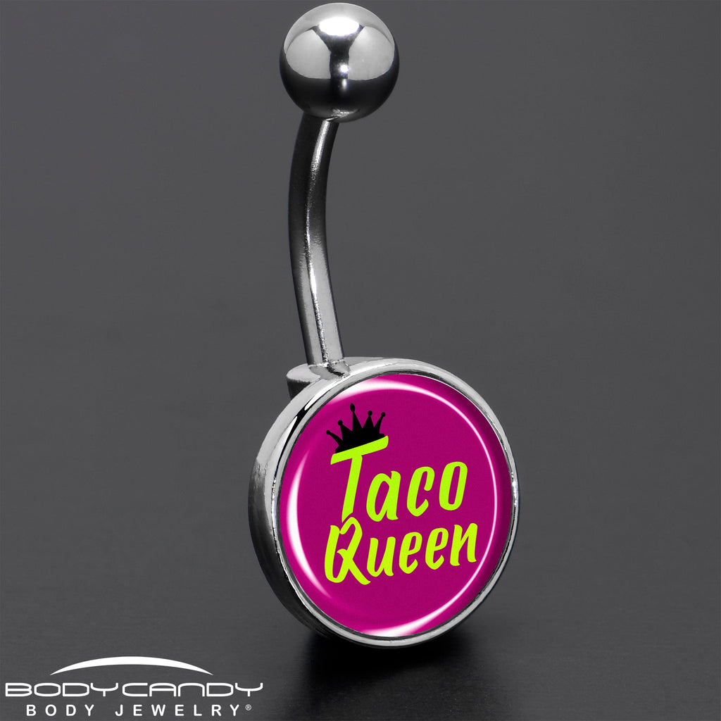 BodyCandy Taco Queen Belly Ring by Onyx O — size reference