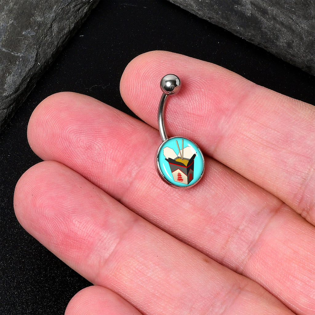 BodyCandy Chinese Take Out Belly Ring by Onyx O — detail close-up