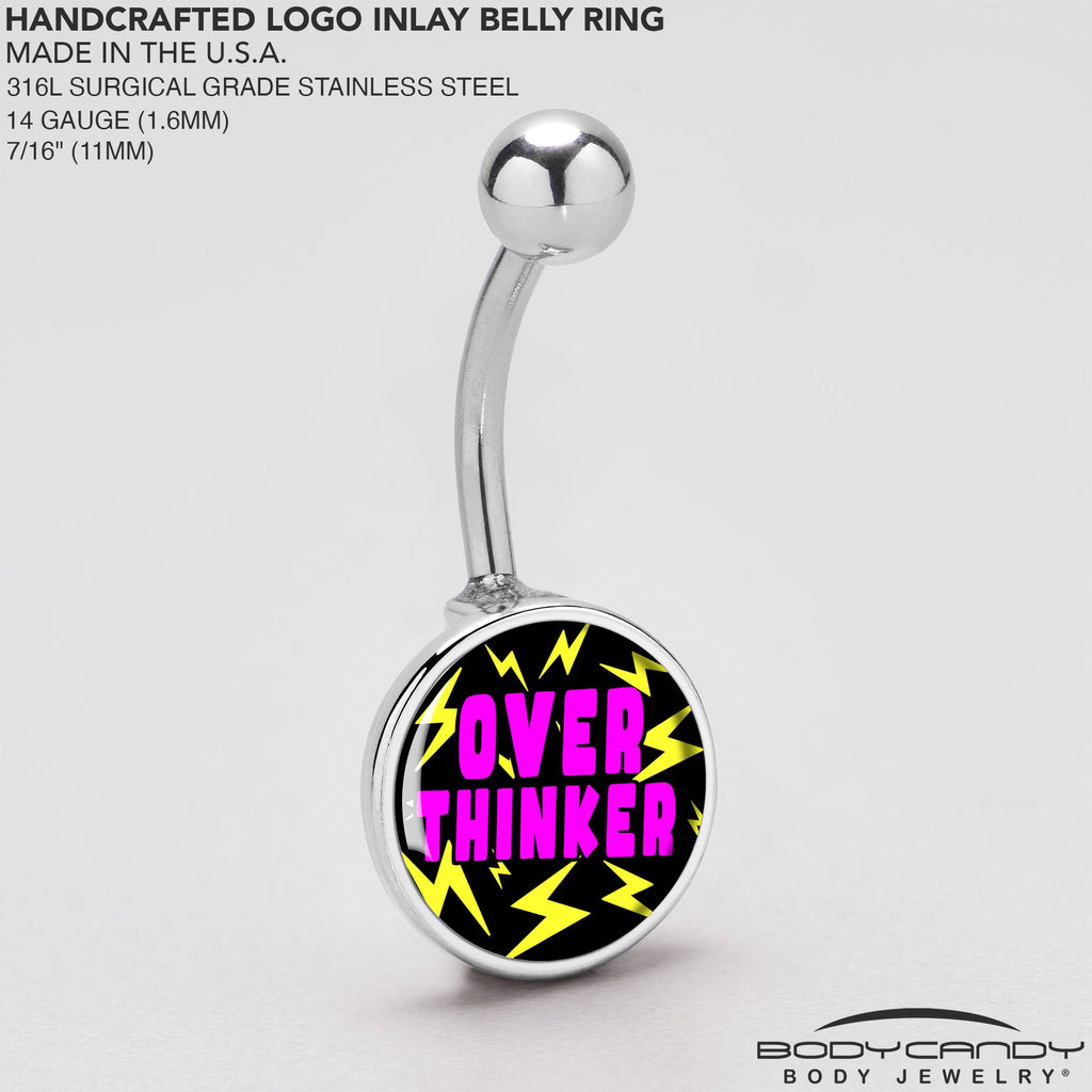 BodyCandy Over Thinker Impact Belly Ring by Onyx O — back view