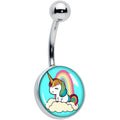 BodyCandy Rainbow Unicorn Belly Ring by Onyx O — main product shot