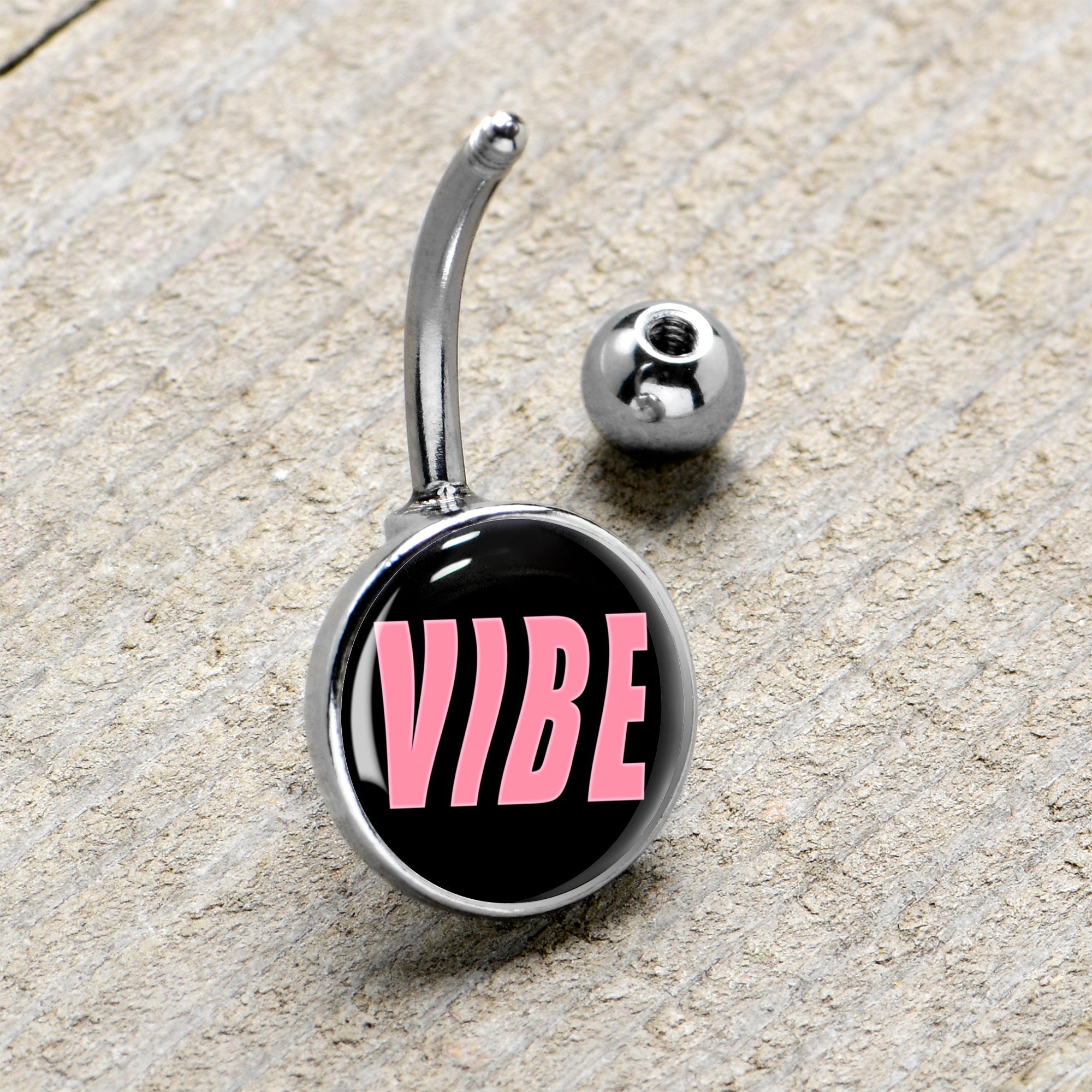 BodyCandy Vibe Belly Ring by Onyx O — side view