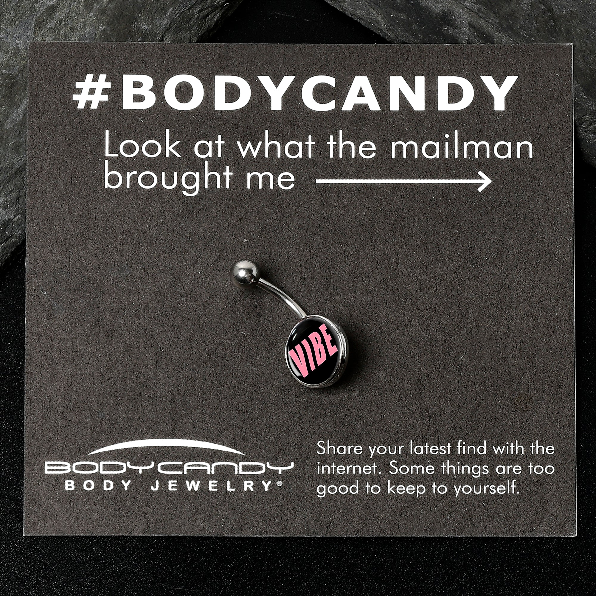 BodyCandy Vibe Belly Ring by Onyx O — back view