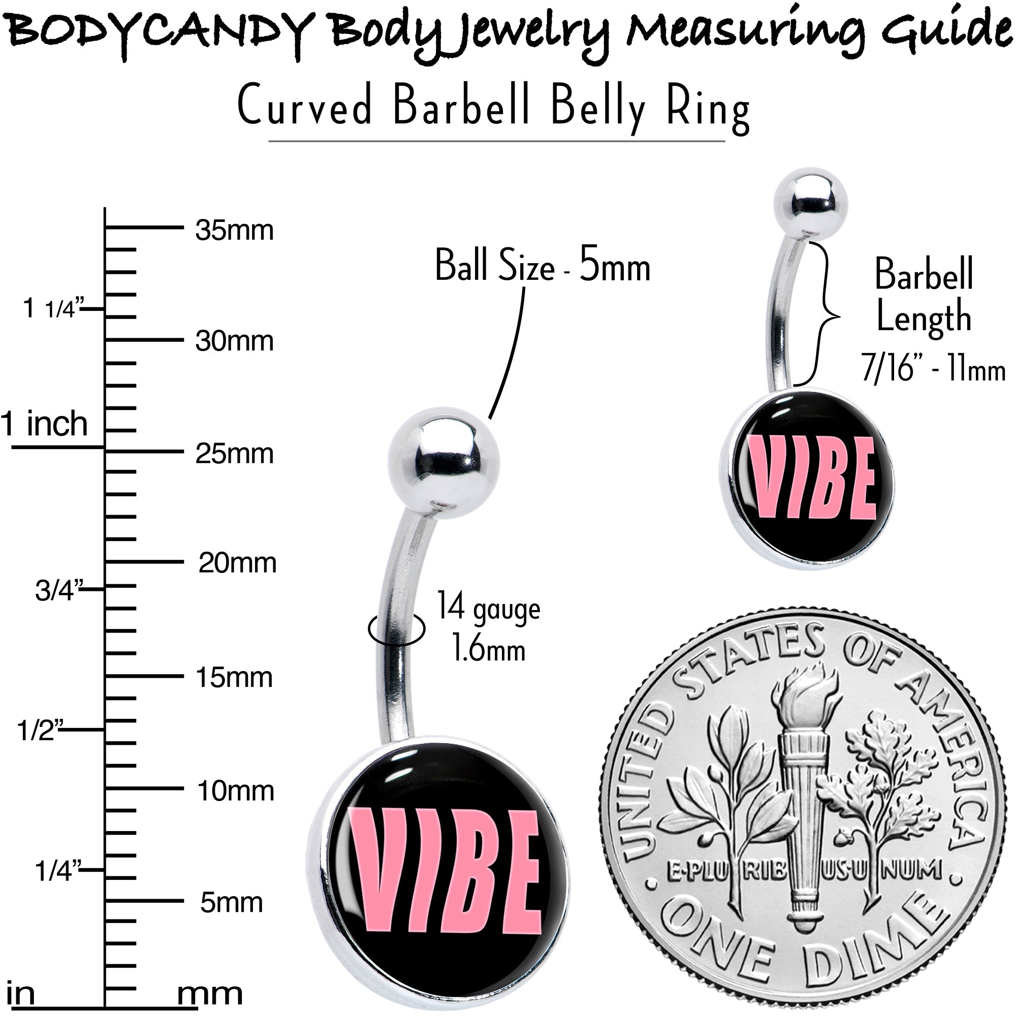 BodyCandy Vibe Belly Ring by Onyx O — alternative angle