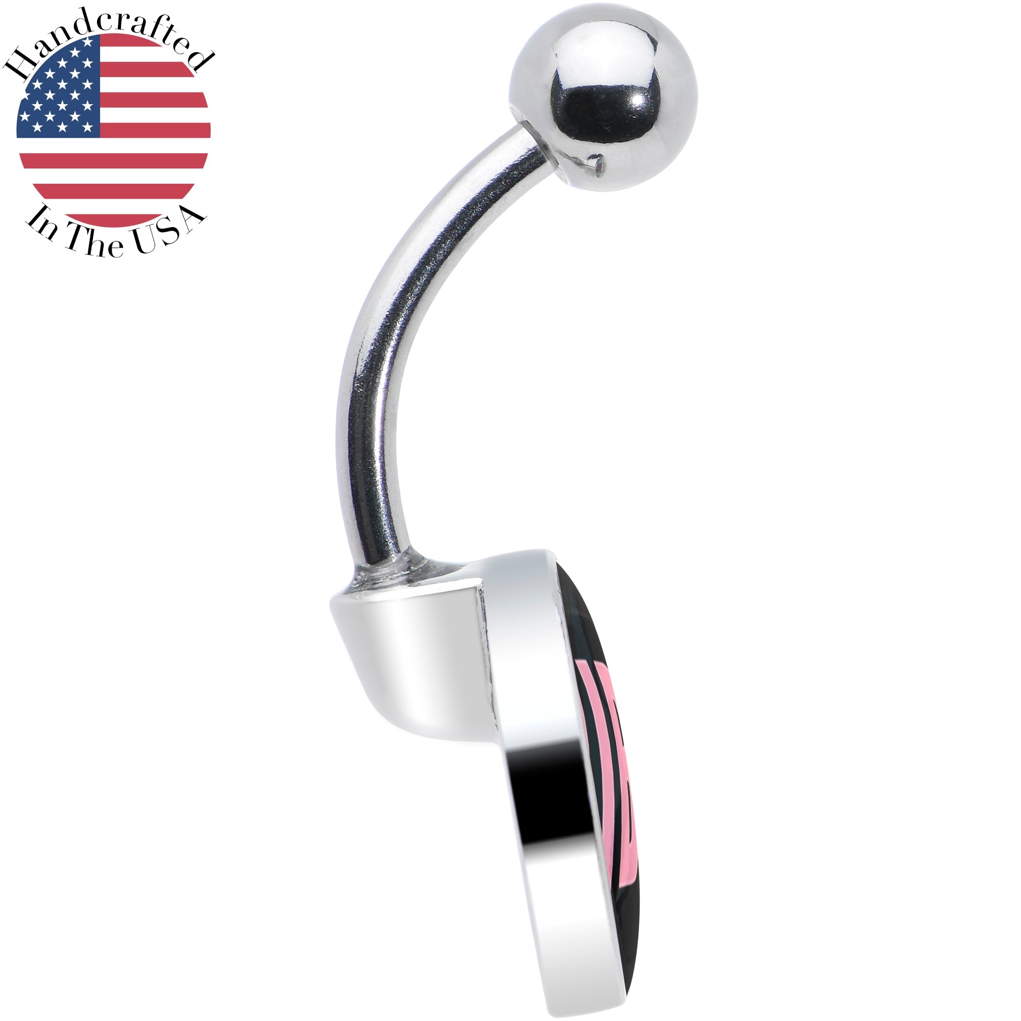 BodyCandy Vibe Belly Ring by Onyx O — in-use photo