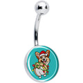 BodyCandy Christmas Holiday Lights Corgi Dog Belly Ring by Onyx O — main product shot