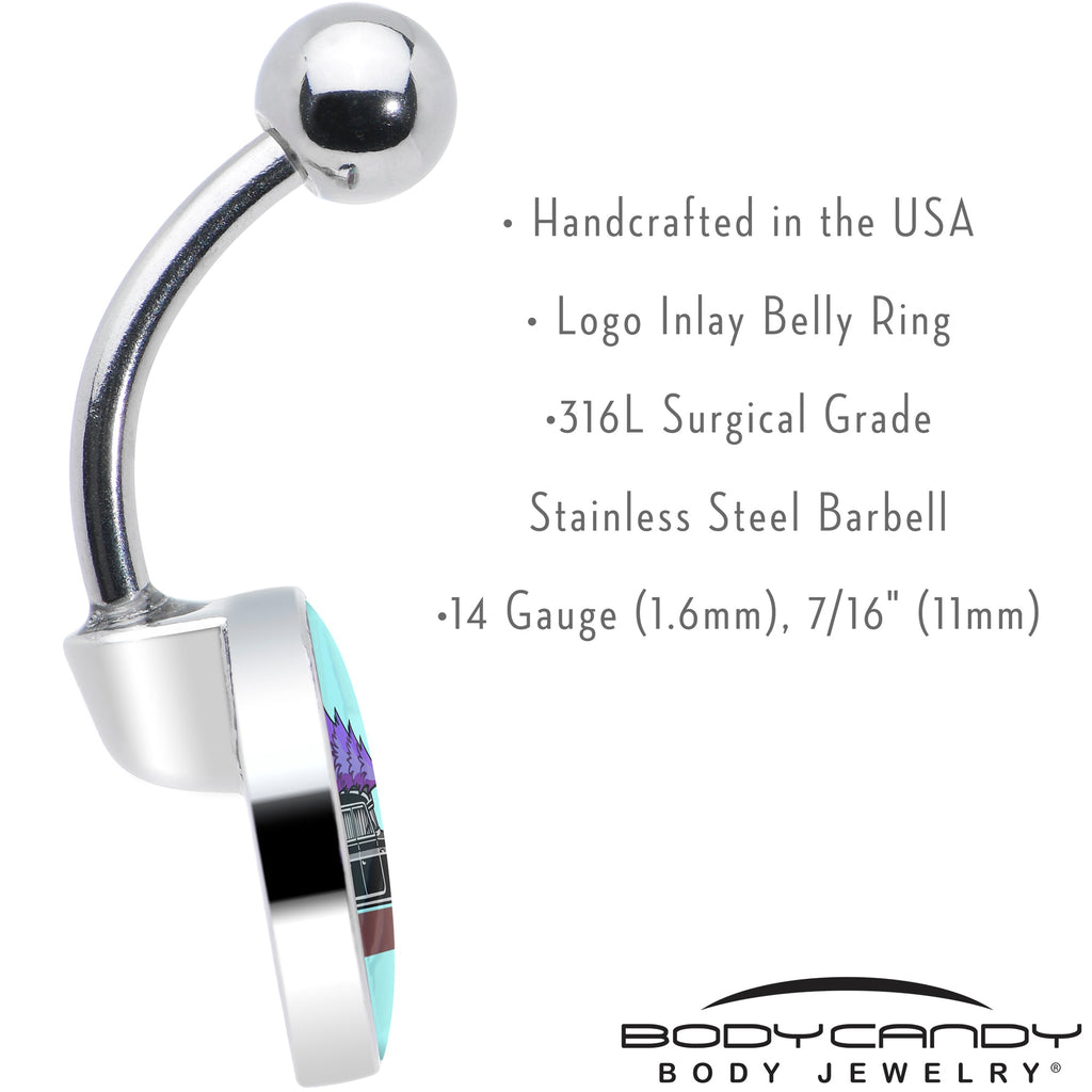 BodyCandy Holiday Christmas Hearse Belly Ring by Onyx O — alternative angle