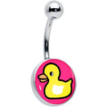 BodyCandy Yellow Ducky Belly Ring by Onyx O — main product shot