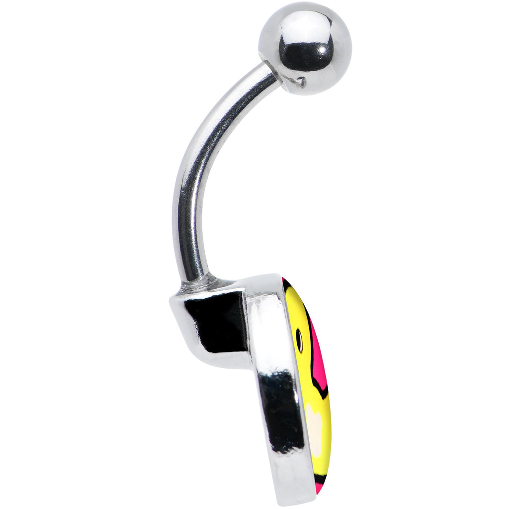 BodyCandy Yellow Ducky Belly Ring by Onyx O — side view