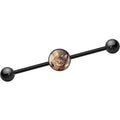 BodyCandy Custom Photo Industrial Barbell — main product shot