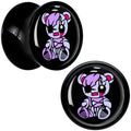 BodyCandy Attitude Teddy Bear Black Acrylic Saddle Plug Set by Onyx O — feature highlight