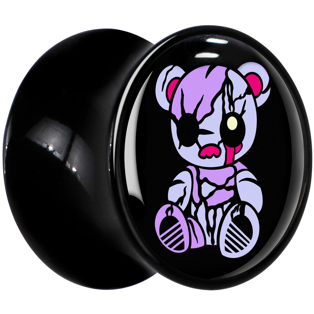 BodyCandy Attitude Teddy Bear Black Acrylic Saddle Plug Set by Onyx O — lifestyle context