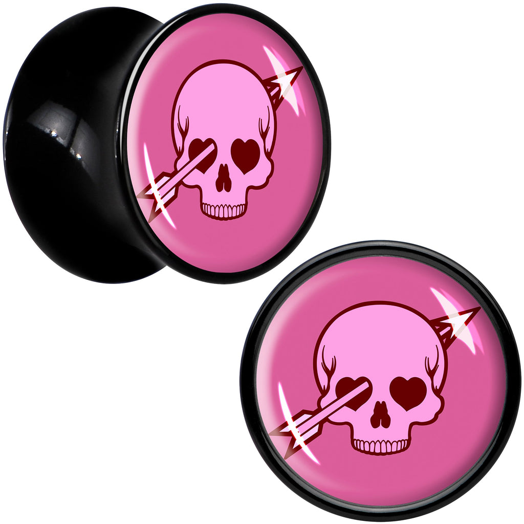 BodyCandy Valentine Cupid Skull Black Acrylic Saddle Plug Set by Onyx O — lifestyle context