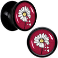 BodyCandy Love Me Not Flower Black Acrylic Saddle Plug Set by Onyx O — lifestyle context