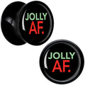 BodyCandy Jolly AF Festive Holiday Christmas Acrylic Saddle Plug Set by Onyx O — lifestyle context