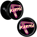BodyCandy Karmic Boomerang Black Acrylic Saddle Plug Set by Onyx O — lifestyle context