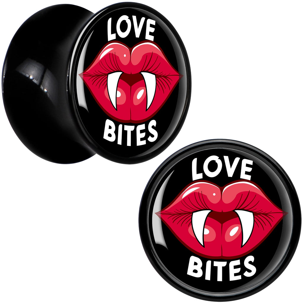 BodyCandy Valentine Love Bites Black Acrylic Saddle Plug Set by Onyx O — lifestyle context