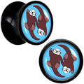 BodyCandy Oh My Otters Animal Black Acrylic Saddle Plug Set by Onyx O — lifestyle context