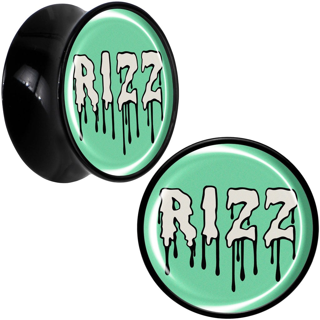 BodyCandy RIZZ Black Acrylic Saddle Plug Set by Onyx O — packaging