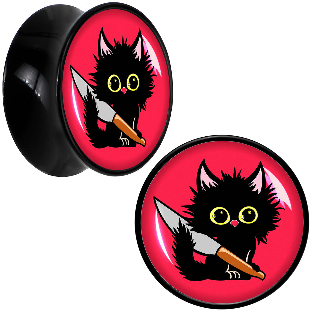 BodyCandy Stabby Cat Black Acrylic Saddle Plug Set by Onyx O — packaging
