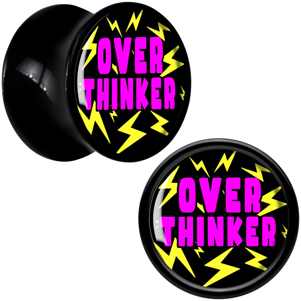 BodyCandy Over Thinker Impact Black Acrylic Saddle Plug Set by Onyx O — side view