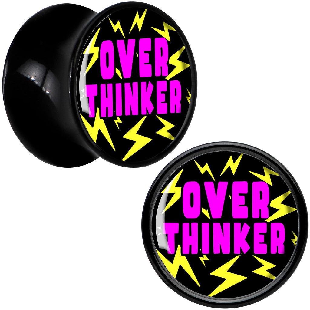 BodyCandy Over Thinker Impact Black Acrylic Saddle Plug Set by Onyx O — alternative angle