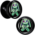 BodyCandy Zombie Bunny Black Acrylic Saddle Plug Set by Onyx O — feature highlight