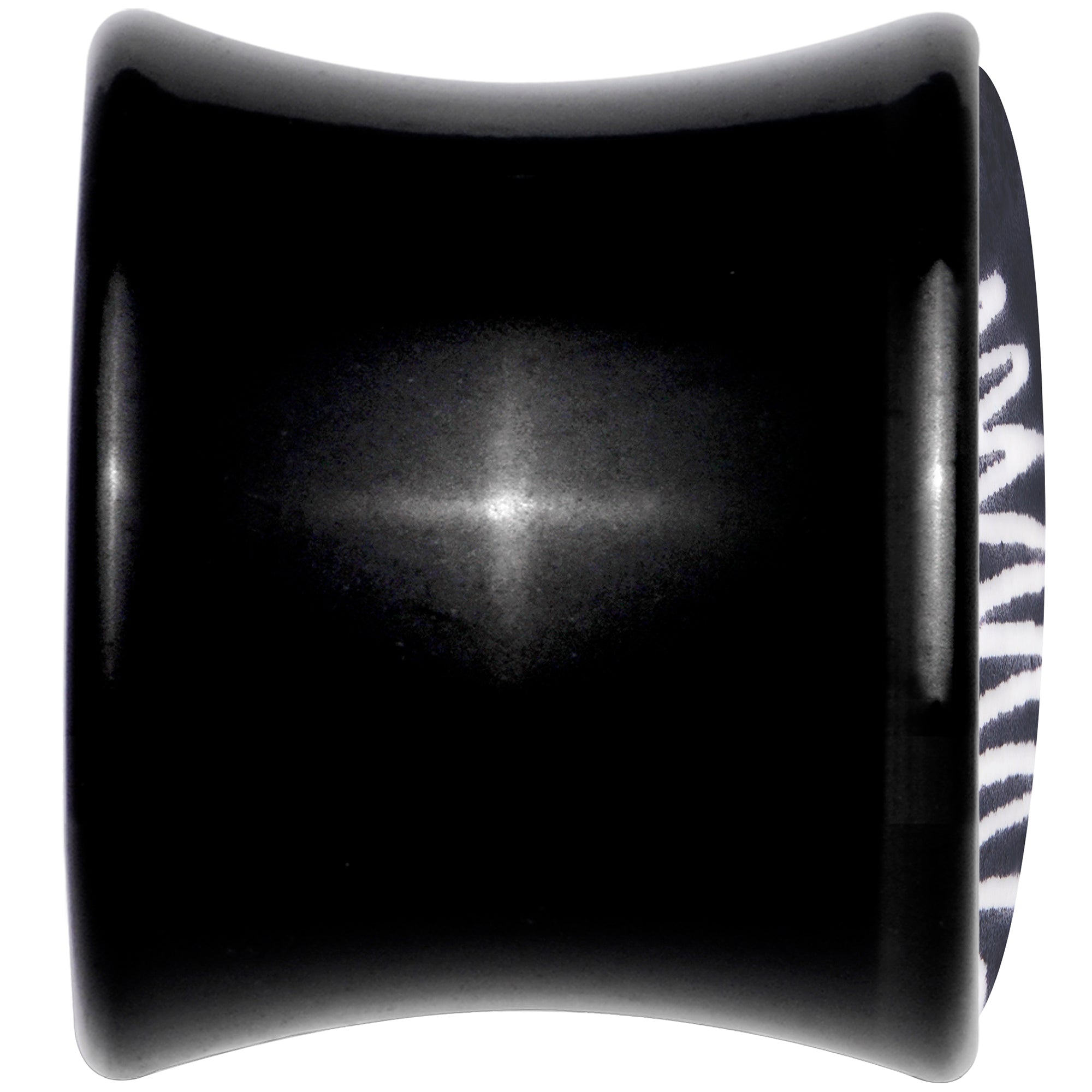 BodyCandy Glow in the Dark Holiday Christmas Tree Acrylic Saddle Plug Set by Onyx O — detail close-up
