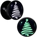 BodyCandy Glow in the Dark Holiday Christmas Tree Acrylic Saddle Plug Set by Onyx O — lifestyle context