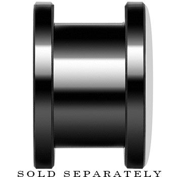 BodyCandy Anodized Black Titanium Custom Photo Screw Fit Plug - buy 2 for a pair — packaging