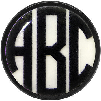 BodyCandy Black Glow in the Dark Custom Initial Screw Fit Plug Set - buy 2 for a pair — lifestyle context