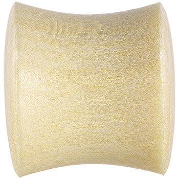 BodyCandy Custom Organic Crocodile Wood Personalized Saddle Plug - buy 2 for a pair — side view