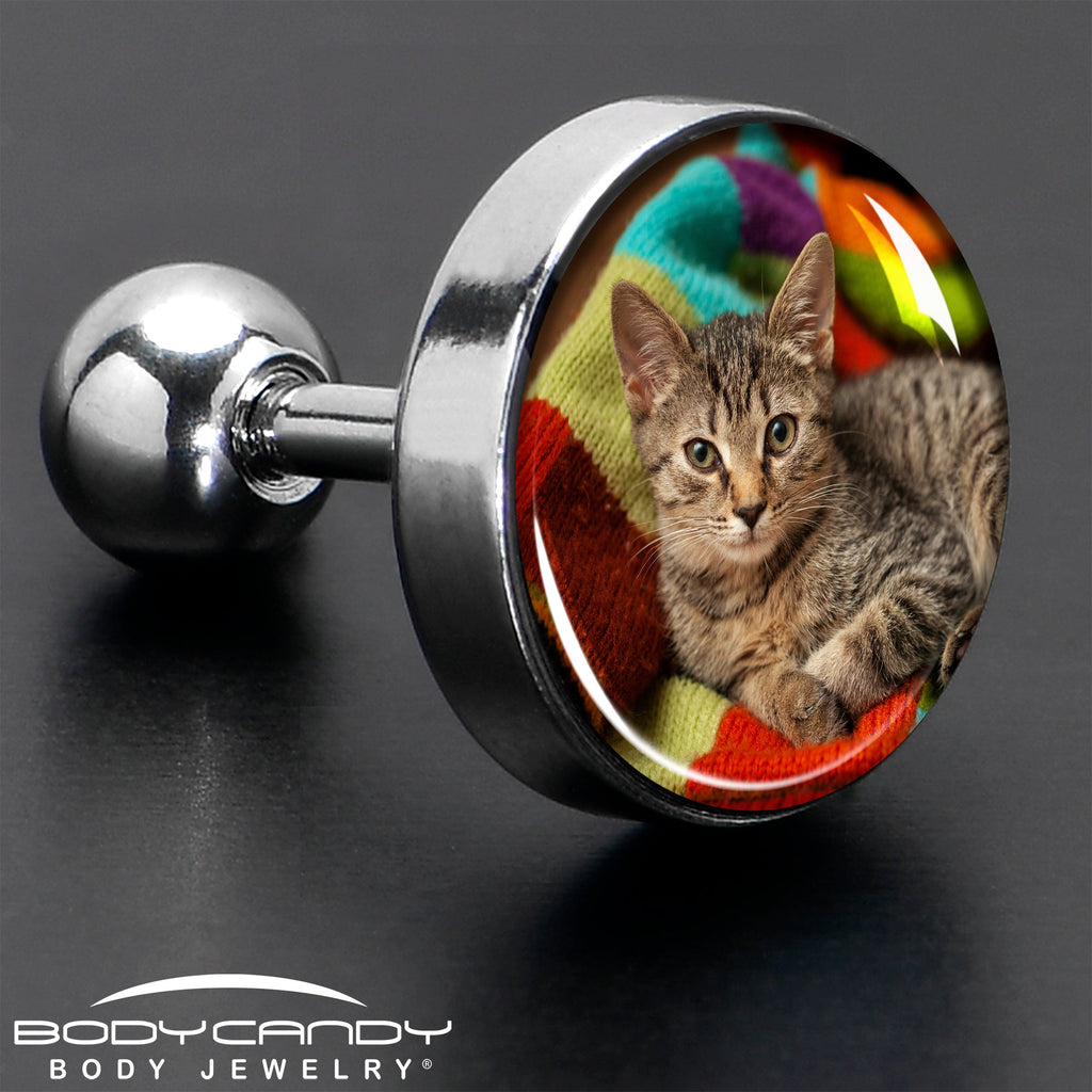 BodyCandy Custom Full Color Photo Tragus Cartilage Earring — size reference