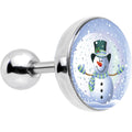 BodyCandy 16G Snow Globe Snowman Tragus Cartilage Earring — main product shot