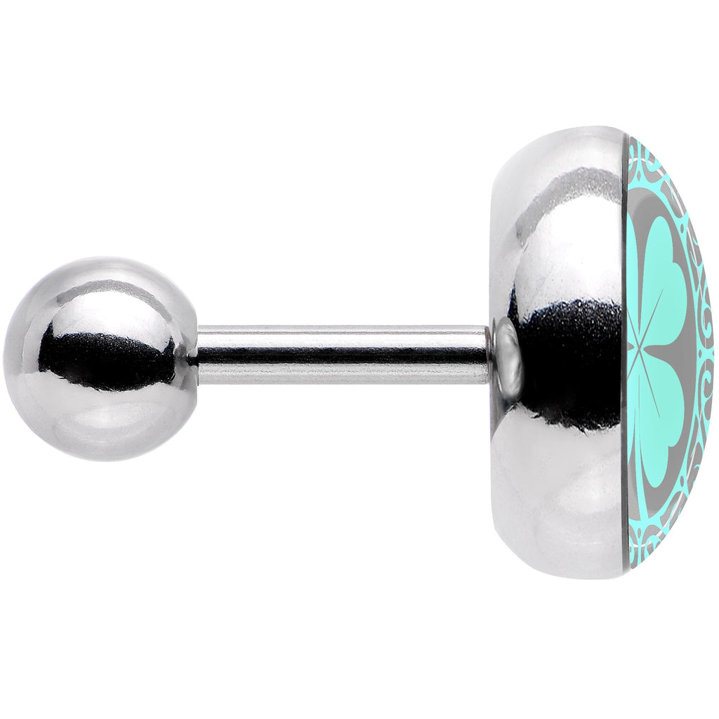 BodyCandy Green St Patricks Day Shamrock Tragus Cartilage Earring — lifestyle context