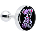 BodyCandy 16G 1/4 Attitude Teddy Bear Tragus Cartilage Earring by Onyx O — main product shot