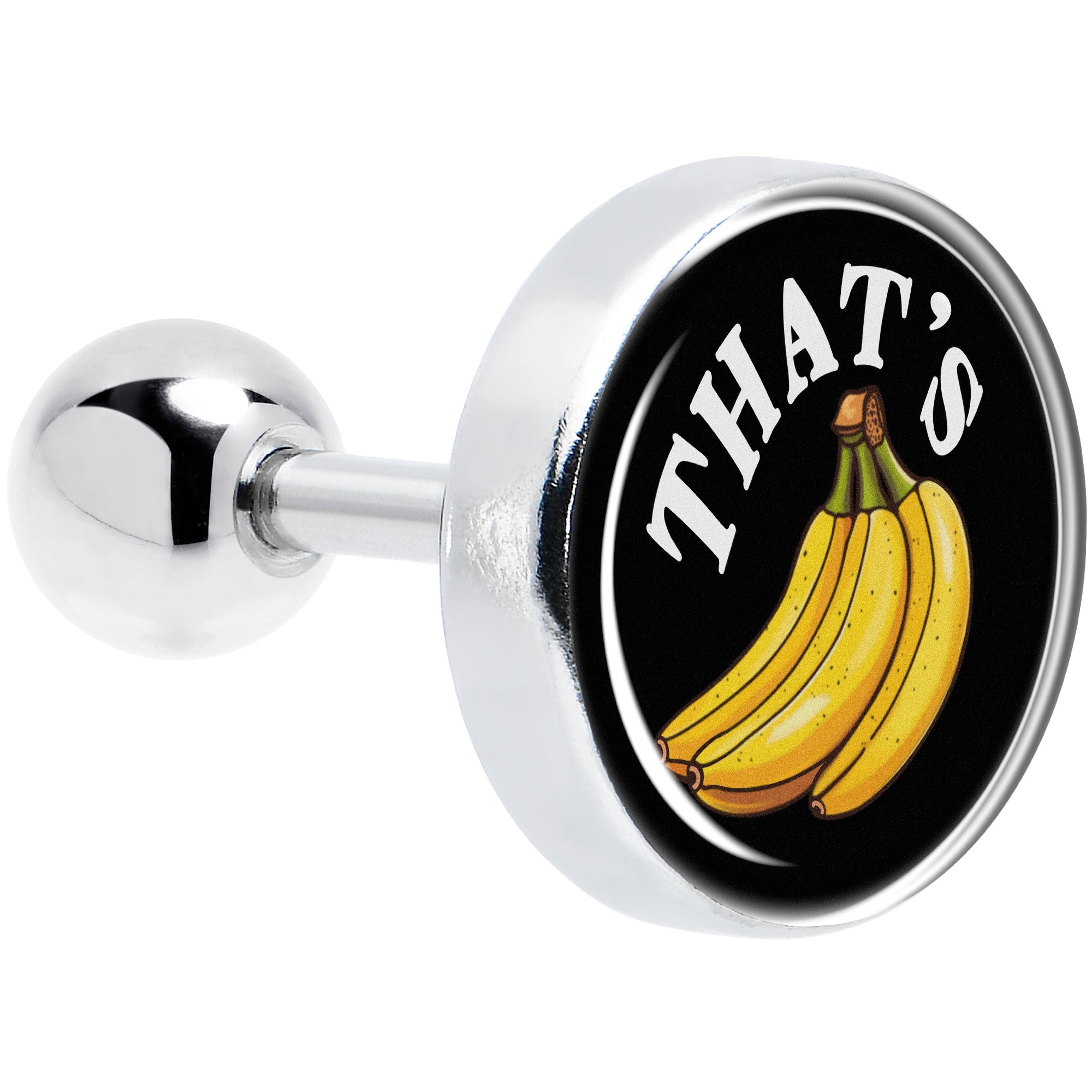 BodyCandy That is Bananas Tragus Cartilage Earring by Onyx O — main product shot