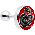 BodyCandy 16G 1/4 Black Snake Cartilage Tragus Earring by Onyx O — main product shot
