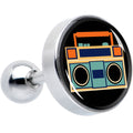 BodyCandy 16G 1/4 Retro Boombox Cartilage Tragus Earring by Onyx O — main product shot