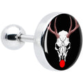 BodyCandy 16G 1/4 Holiday Dead Nosed Reindeer Tragus Cartilage Earring by Onyx O — main product shot