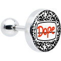BodyCandy 16G 1/4 Dope Composition Notebook Tragus Cartilage Earring by Onyx O — main product shot